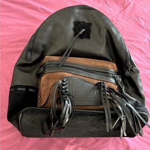 Coach men backpack vintage, leather, brand new, never worn